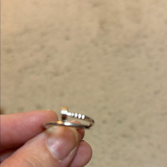 Cartier White Gold Just Un Clou small ring . Size 55 - Picture 8 of 9